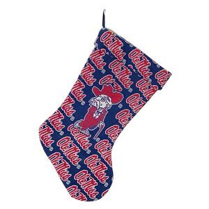 OLE MISS Christmas TAPESTRY Stocking Riddle Home & Gifts Official U of M